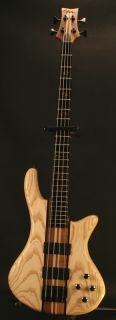 Gitano Electric Bass Guitar Neckthru Solid Swamp Ash 4 String High 