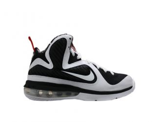   GS White Black Sport Red Big Kids Basketball Shoes 472664 101