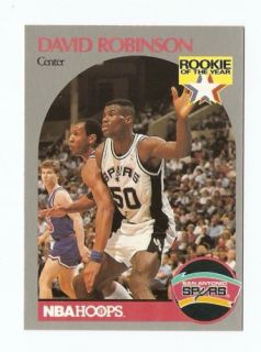 1990 91 David Robinson Hoops Basketball Trading Card 270
