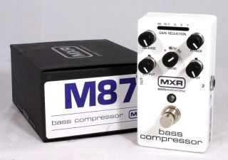 New MXR by Dunlop M87 Bass Guitar Compressor Pedal 710137050181