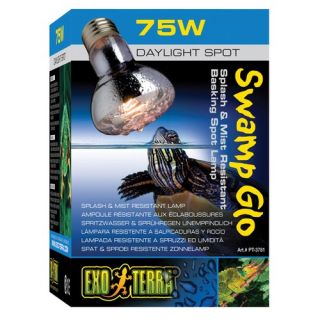   Exo Terra Swamp Glo Splash and Mist Resistant Basking Spot Lamp