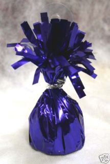 Balloon Weights Purple Party Favors 6 2 Oz