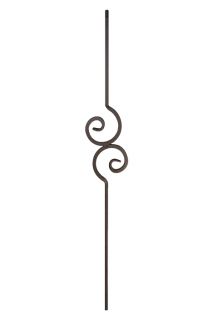 Available In Standard Solid And Hollow Tubular Iron Balusters .