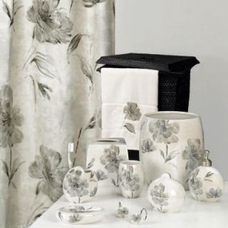   Black Silver White Bath Accessories Bathroom Collection