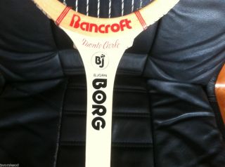 Vintage Bancroft Bjorn Borg Monte Carlo Bamboo Tennis Racket