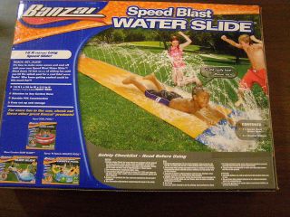 Banzai Speed Blast Water Slide 16 Feet Inflatable