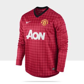 Nike Store UK. 2012/13 Manchester United Replica Long Sleeve Mens 