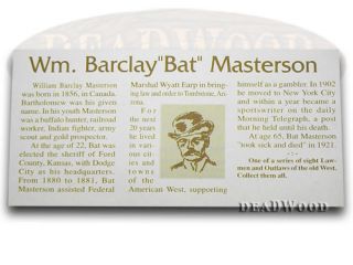 Case XX Bat Masterson 1 500 Antique Bone Trapper Knife