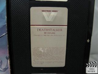 Deathstalker VHS Richard Hill Barbi Benton 028485150485