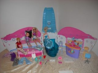 Barbie Cruise SHIP Disco Ball Party Dolls Sounds Pool
