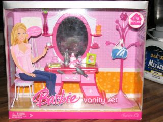 Barbie Doll Vanity Set   My House   MIB NRFB 2007 Mattel