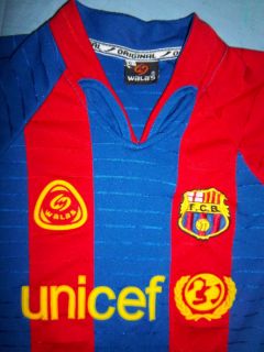 FCB Barca Barcelona Soccer Jersey Football Futbol Child Kids Jersey 