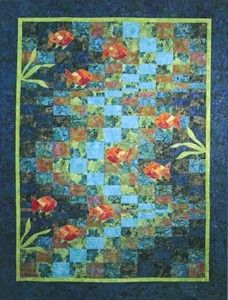 Molokini Bay Bargello Ocean Fish Quilt Pattern Quilting Time