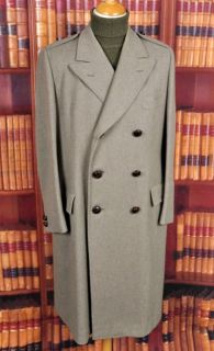 Superb Vintage Chester Barrie Cavalry Twill Overcoat 42