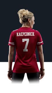  NFL San Francisco 49ers (Colin Kaepernick) Womens 