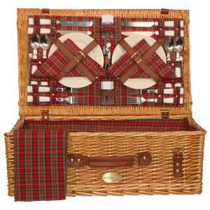 simple but elegant suitcase style basket by sutherland with the 