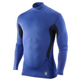 Nike Pro Combat Hyperwarm Shield 1.2 Mock Mens Training Shirt 424911 