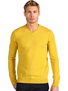 Vince Long Sleeve V Neck Sweater   Zappos Couture
