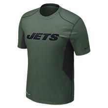   Hypercool 20 Fitted Short Sleeve NFL Jets Mens Shirt 474314_323_A