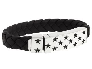 King Baby Studio Leather ID Bracelet with Stars Clasp    