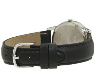Timex Core Easy Reader Black Leather Strap/White Dial    