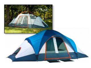 Mountain Trails Grand Pass 2 Room 6 7 Person Family Dome Tent