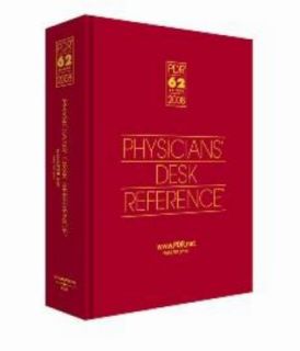 2008 Physicians Desk Reference PDR Institutional Version 2007 