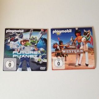 Playmobil 2 x DVD Future Planet German Top Agents 2 / Western Play 
