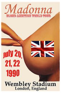 MADONNA * Blonde Ambition Tour * at Wembley Stadium Concert 