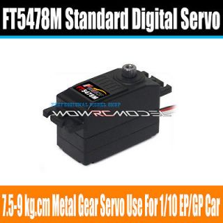 FT5478M LOW PROFILE Digital Metal Gear Servo Programmable For 1/10 EP 