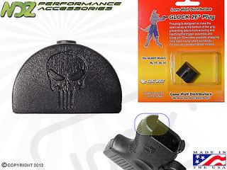  GLOCK Grip Slug Plug LWD Fits models 26 27 33 39 Engraved Punisher