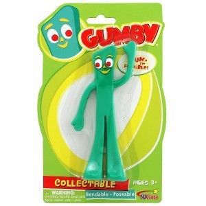 New Gumby flexible action figure 6 inch toy doll bendable stocking 