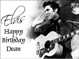 a4 elvis presley edible icing cake topper top freepost time