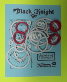 1980 williams black knight pinball rubber ring kit black knight