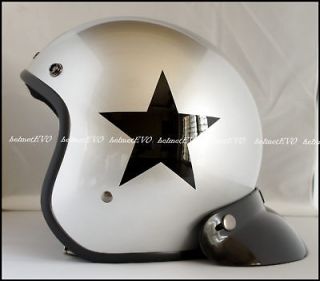 classic motorcycle scooter dot open face helmets vintage from taiwan