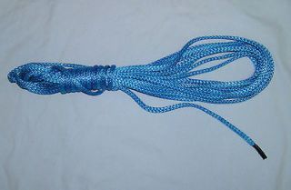 Dyneema Synthetic Samson Amsteel Blue Rope 3/16 X 53 ATV Boat Winch 