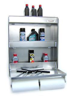 aluminum work tray station storage cabinet trailer shelf time left $ 
