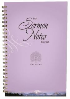 My Sermon Notes Journal by Ellen Caughey 2005, Paperback