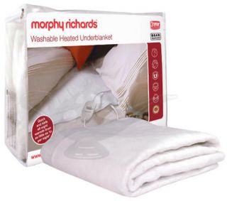 BRAND NEW MORPHY RICHARDS DOUBLE SIZE ELECTRIC HEATED UNDER BLANKET 