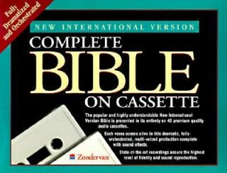 Complete Bible New International Version 1995, Cassette