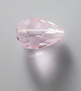 Newly listed Fashion charming Pink teardrop Swarovski crystal bead 8 