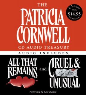 The Patricia Cornwell CD Audio Treasury All That Remains Cruel and 