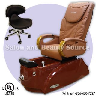 salon equipment pipeless pedicure spa chair cleo lx time left