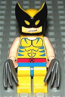 Lego Custom X Men Wolverine w/ Claws Minifig Batman DC Marvel Universe 