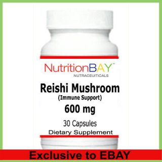 Bottles Reishi Mushroom, Immune Support, Health & Wellness, 600 mg 