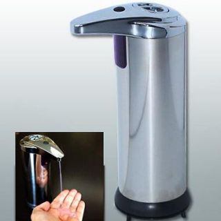 iSensor Touchless Stainless Steel Automatic Soap and Hand Sanitizer 