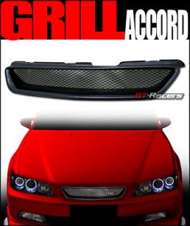   ALUMINUM MESH FRONT HOOD GRILL GRILLE 1998 2002 HONDA ACCORD COUPE 98
