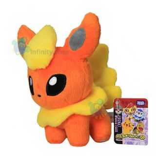 NEW TAKARA TOMY Pokemon Pikachu 6 FLAREON Plush Figure Doll Toy