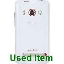 newly listed htc evo 4g pc36100 sprint white time left