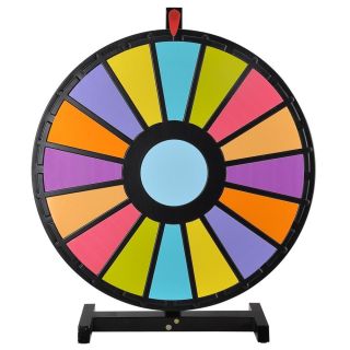 Pro 24 Color Prize Wheel Tabletop Spin Game Trade Show Carnival Spin 